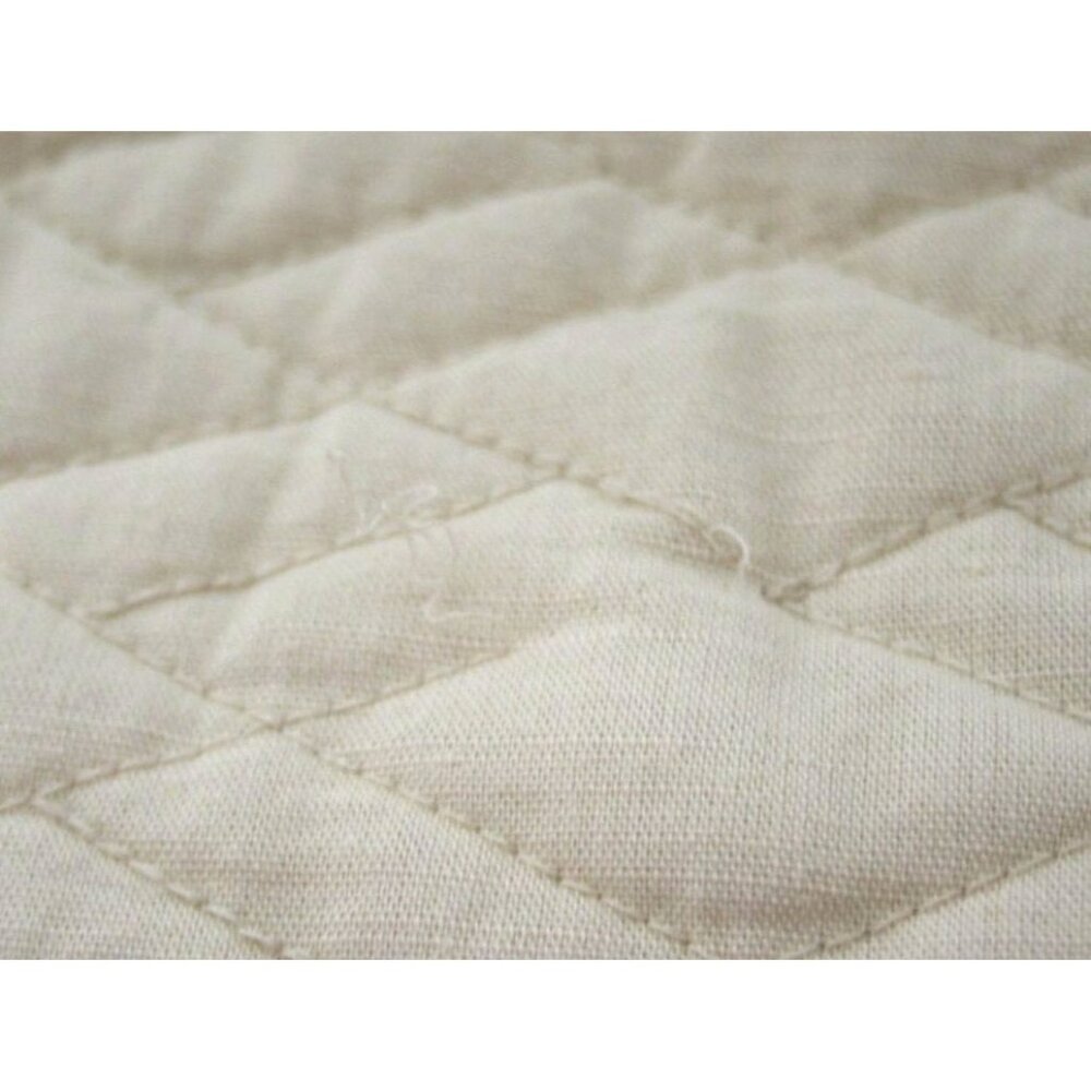 Frontgate Standard Pillow Shams Set 2 Quilted Cream Linen Cotton 20x26 Luxury - Picture 4 of 7